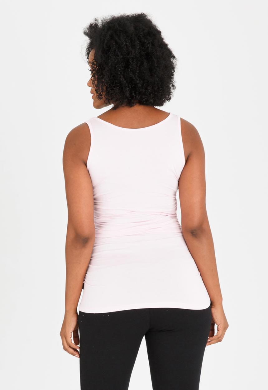 Cherry Melon - Side Gauge Tank Pale Pink