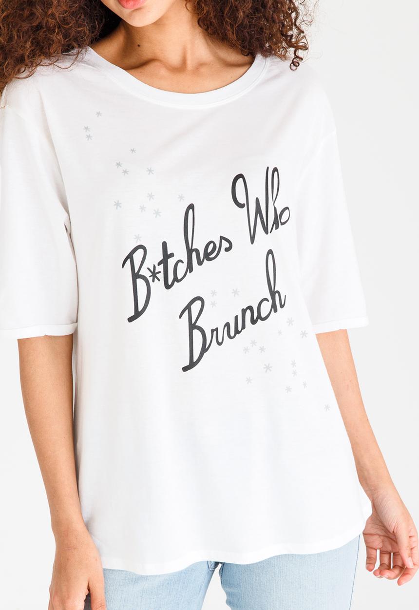 GUESS - Guess Brunch Tee White