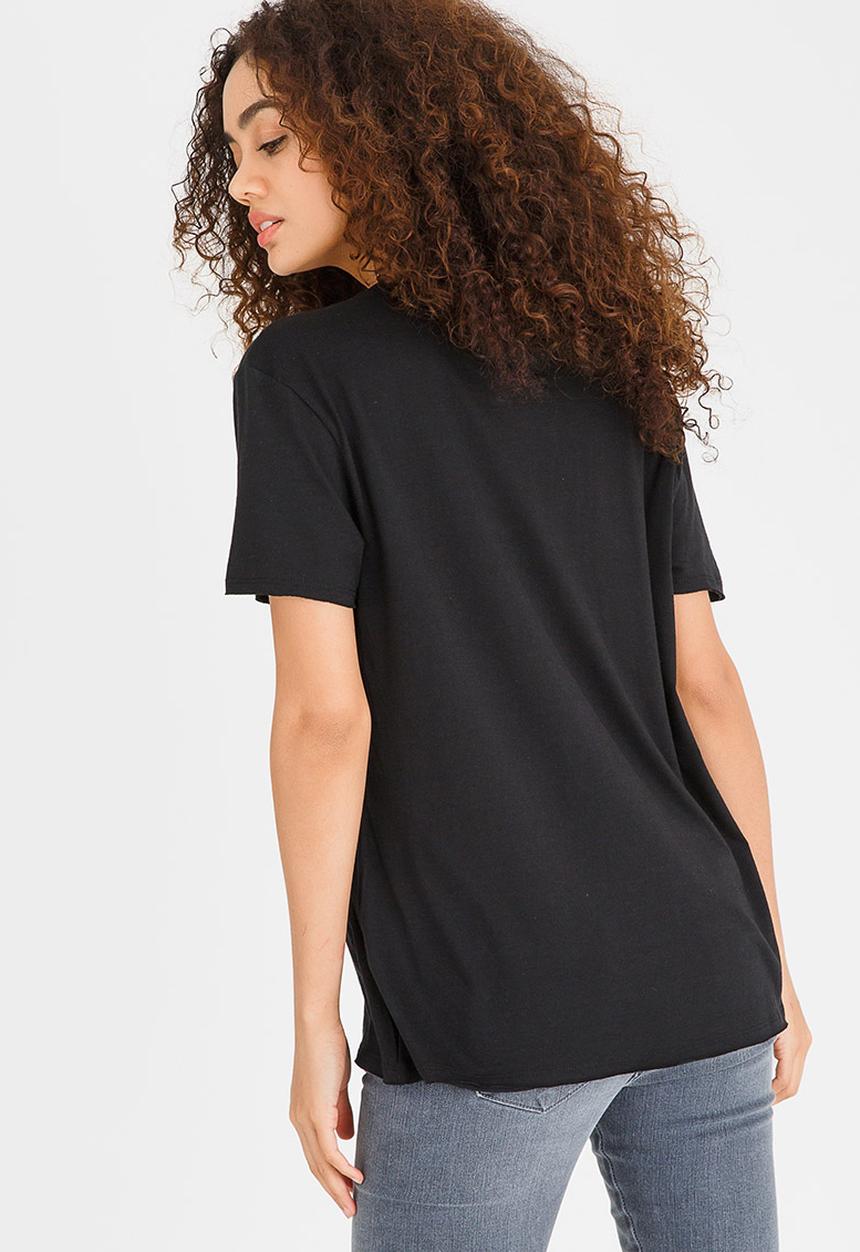 GUESS - Guess Split Seam 81 Tee Black