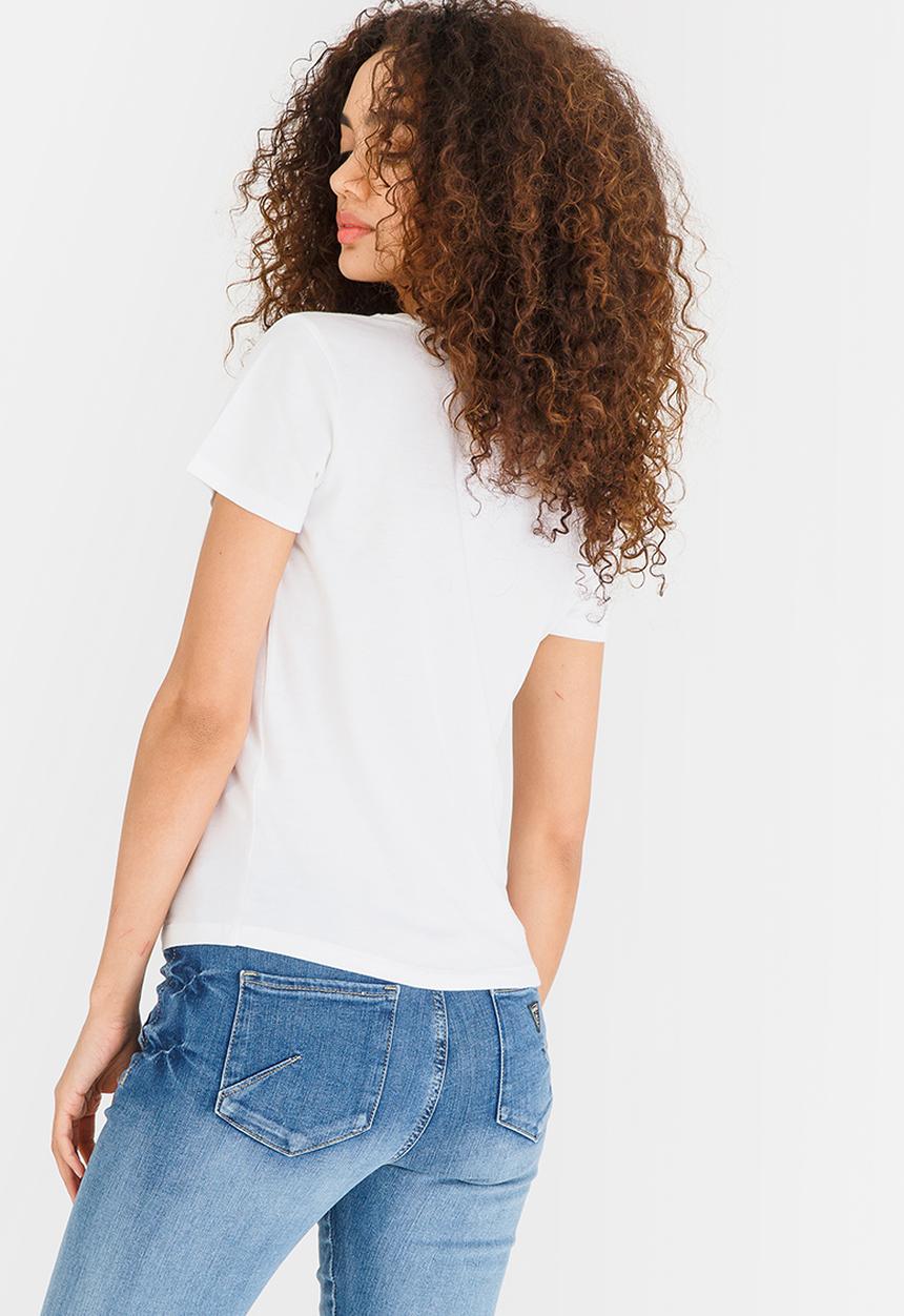 GUESS - Guess Baby Crew Logo Tee White