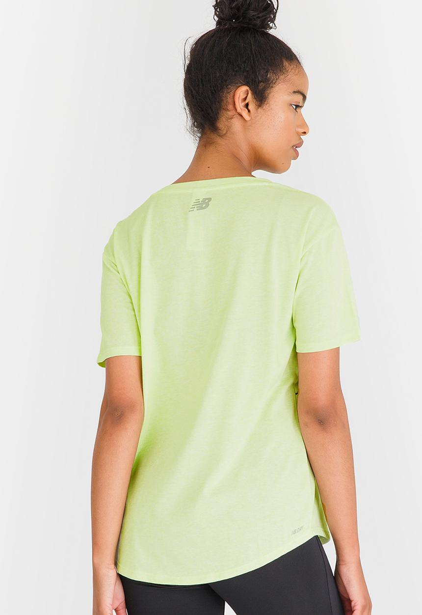 New Balance  - Tech SS Graphic T-shirt Light Green