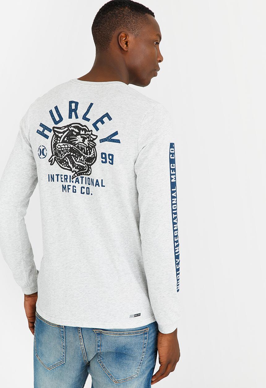 Hurley - Dri-Fit Snake Bite Long Sleeve Tee Grey