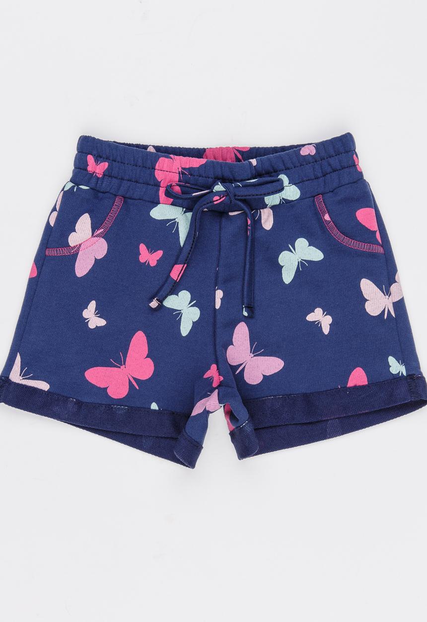 See-Saw - Girls Fleece Shorts Navy