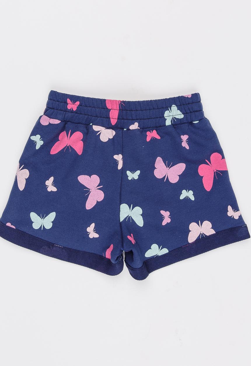 See-Saw - Girls Fleece Shorts Navy