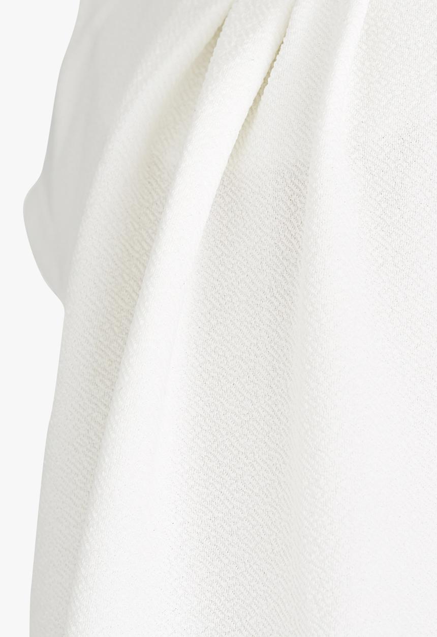 See-Saw - Shift Dress with Front Pleat Detail Milk
