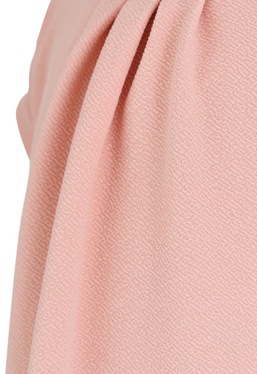 See-Saw - Shift Dress with Front Pleat Detail Mid Pink