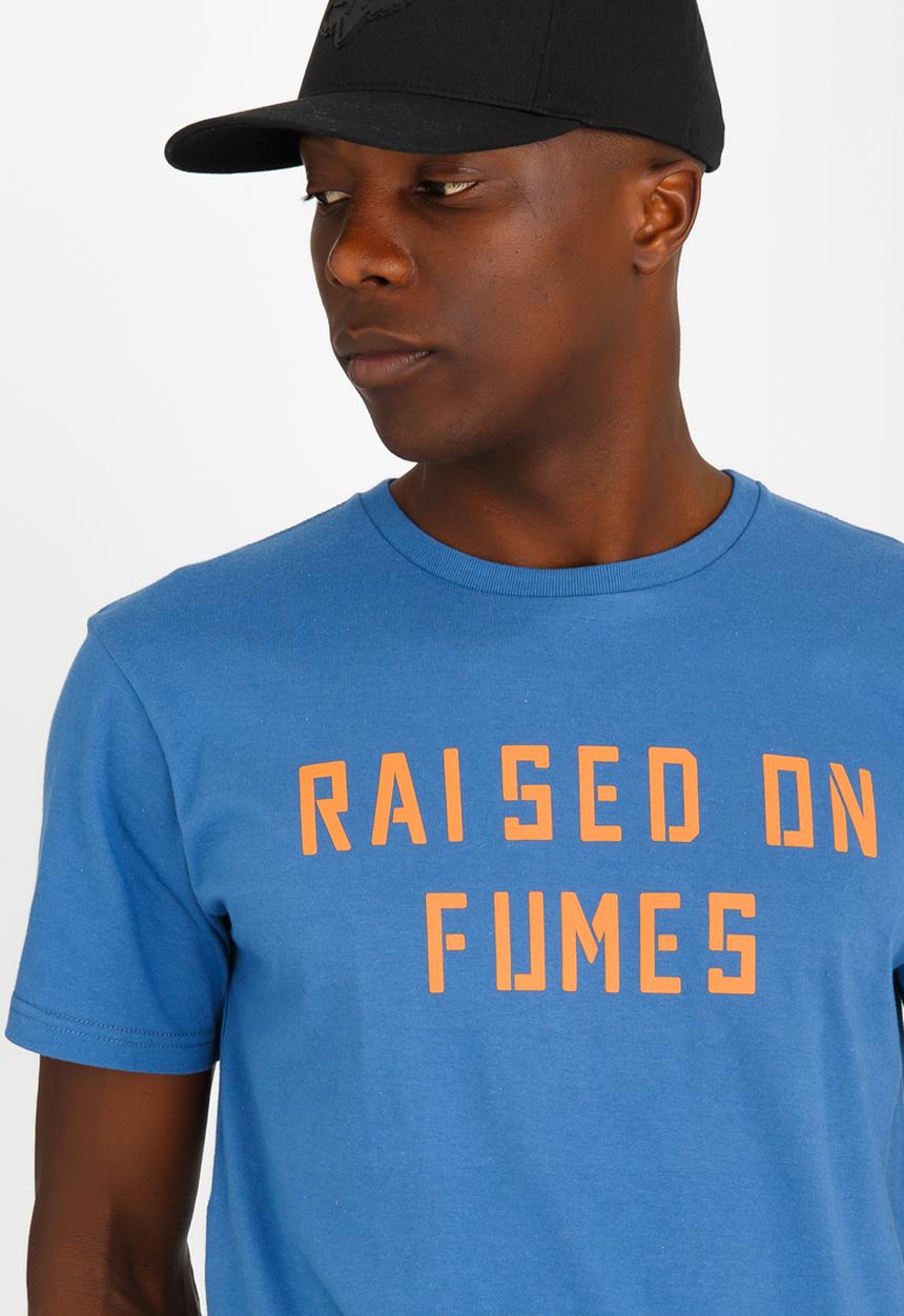 Fox - Raised On Fumes Tee Blue