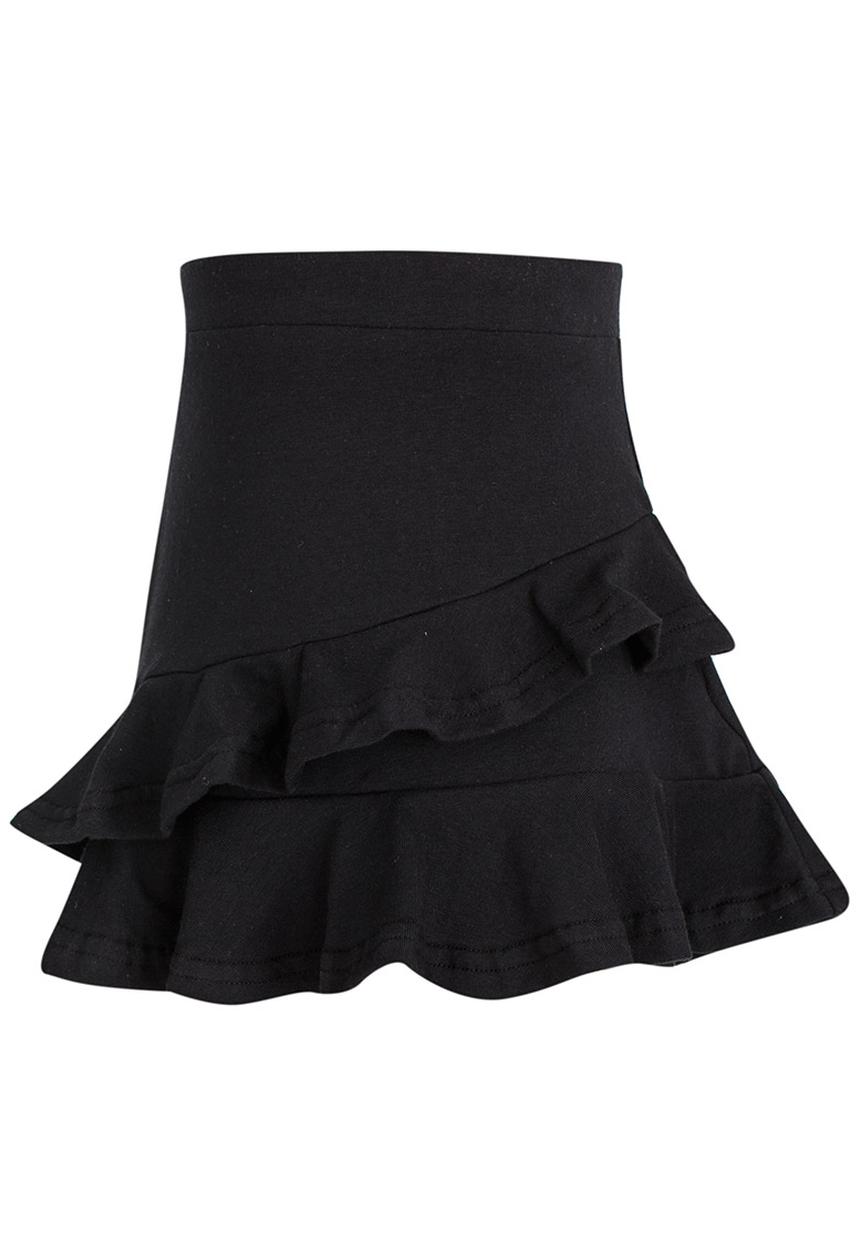 See-Saw - Frill Skirt Black