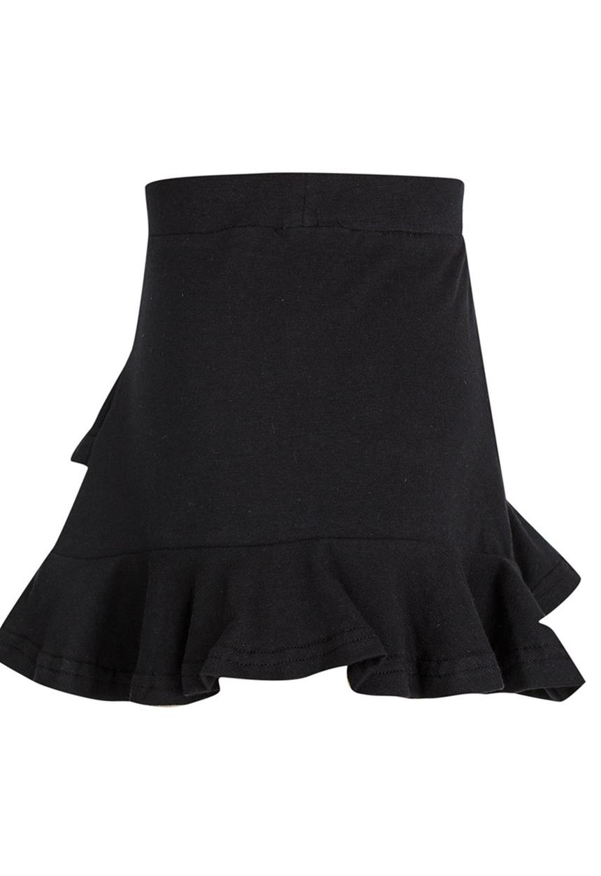 See-Saw - Frill Skirt Black