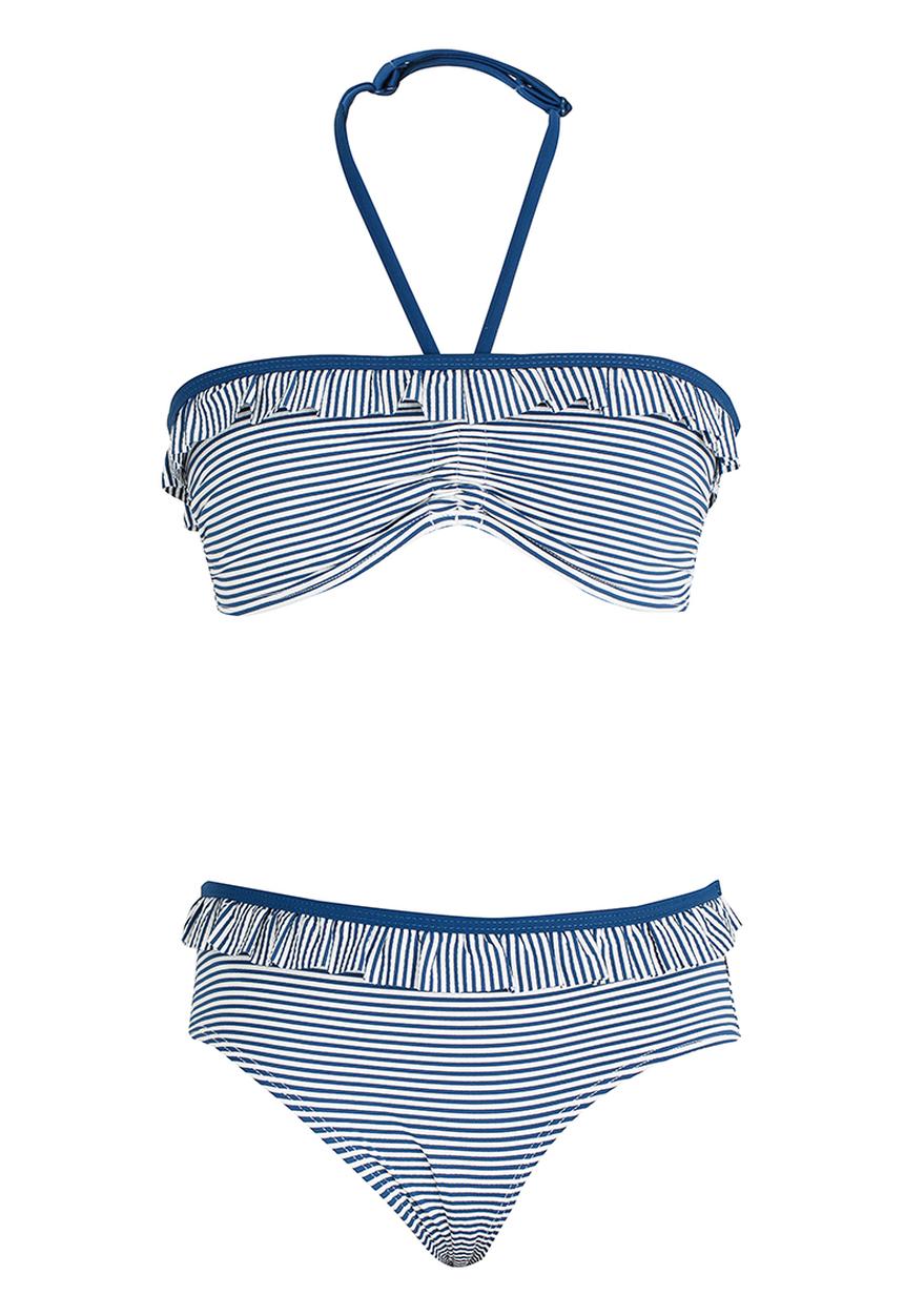 Pop Candy - Stripe Bikini Blue