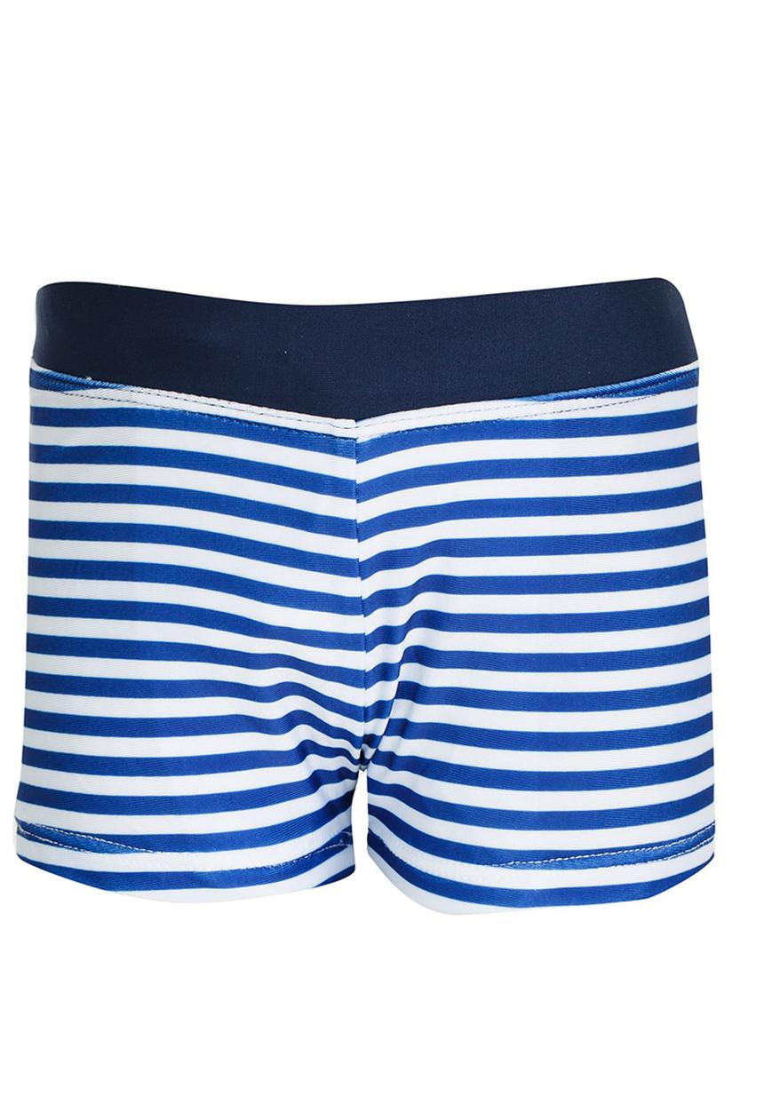 Pop Candy - Stripe Swim Shorts Blue