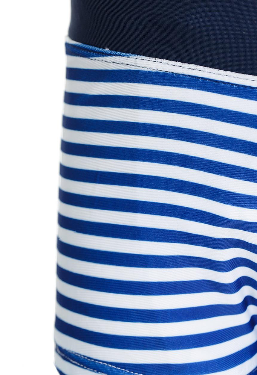Pop Candy - Stripe Swim Shorts Blue