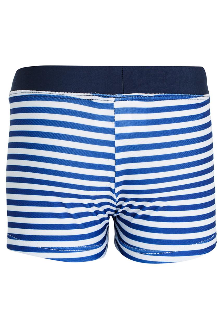 Pop Candy - Stripe Swim Shorts Blue