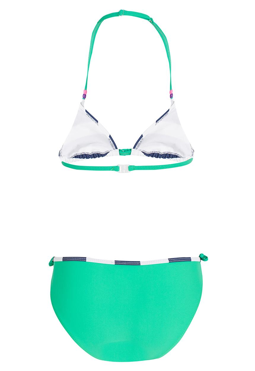 Pop Candy - Stripe Bikini Mid Green