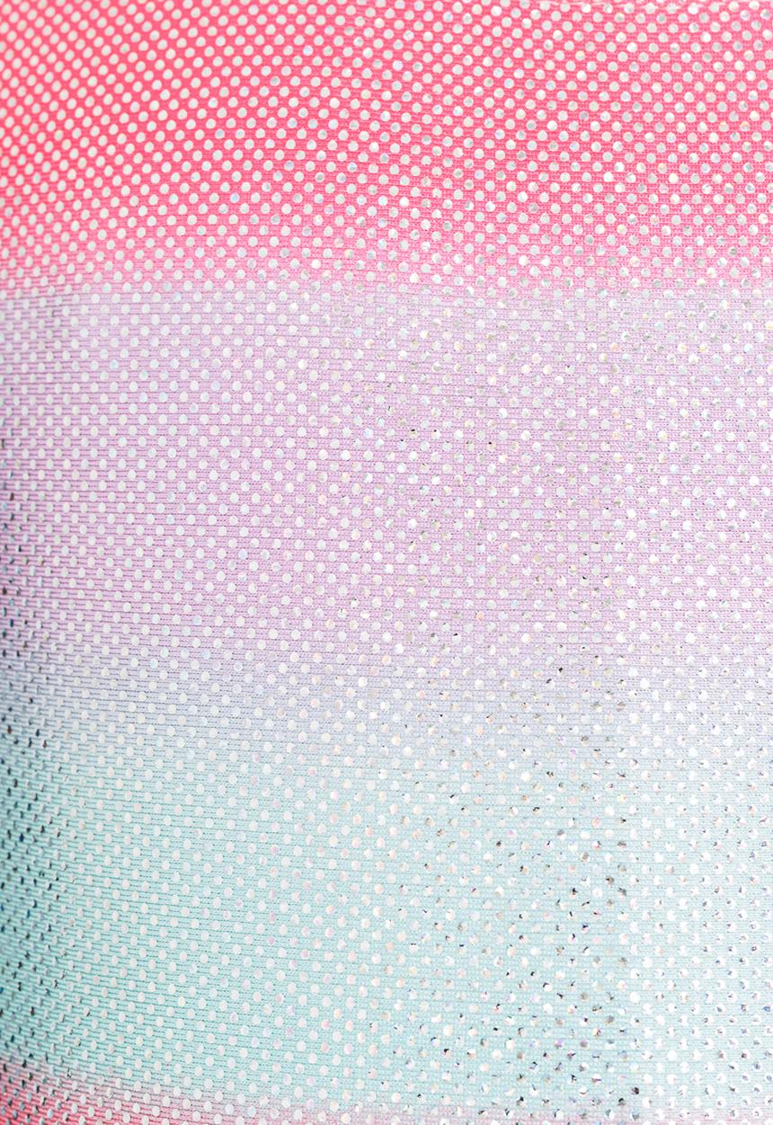 Pop Candy - Metallic Full Piece Swimsuit Multi-colour