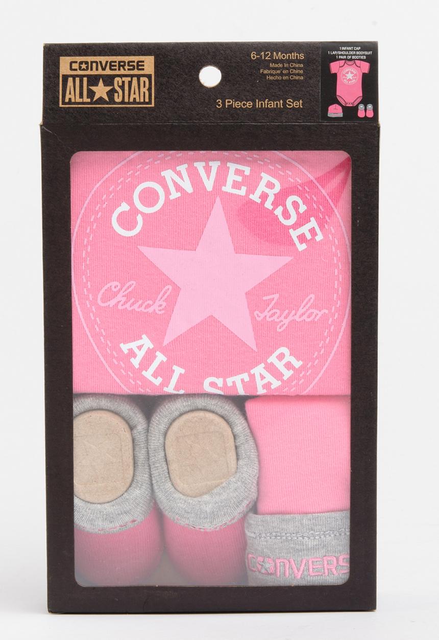 Converse - Converse 3 Piece Set Mid Pink