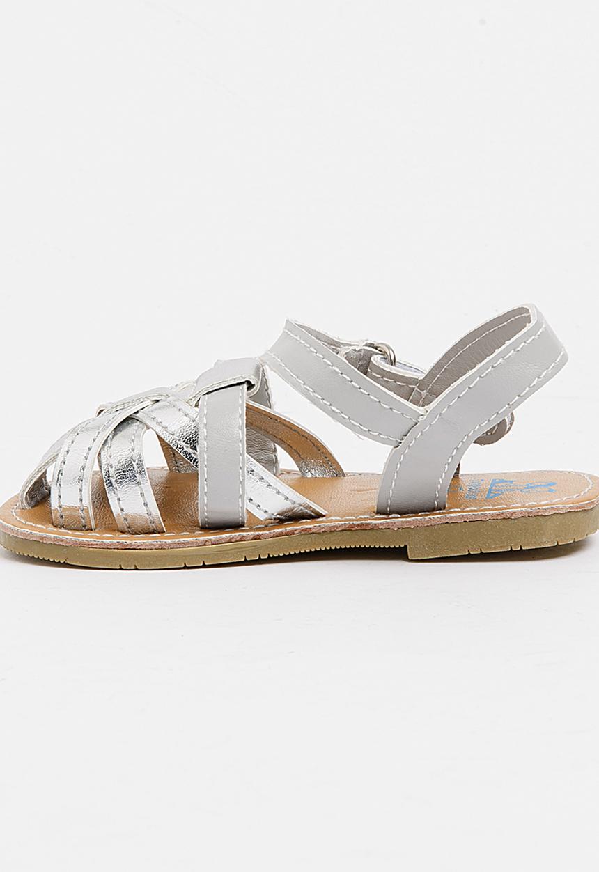 Pop Candy - Strappy Sandals Silver