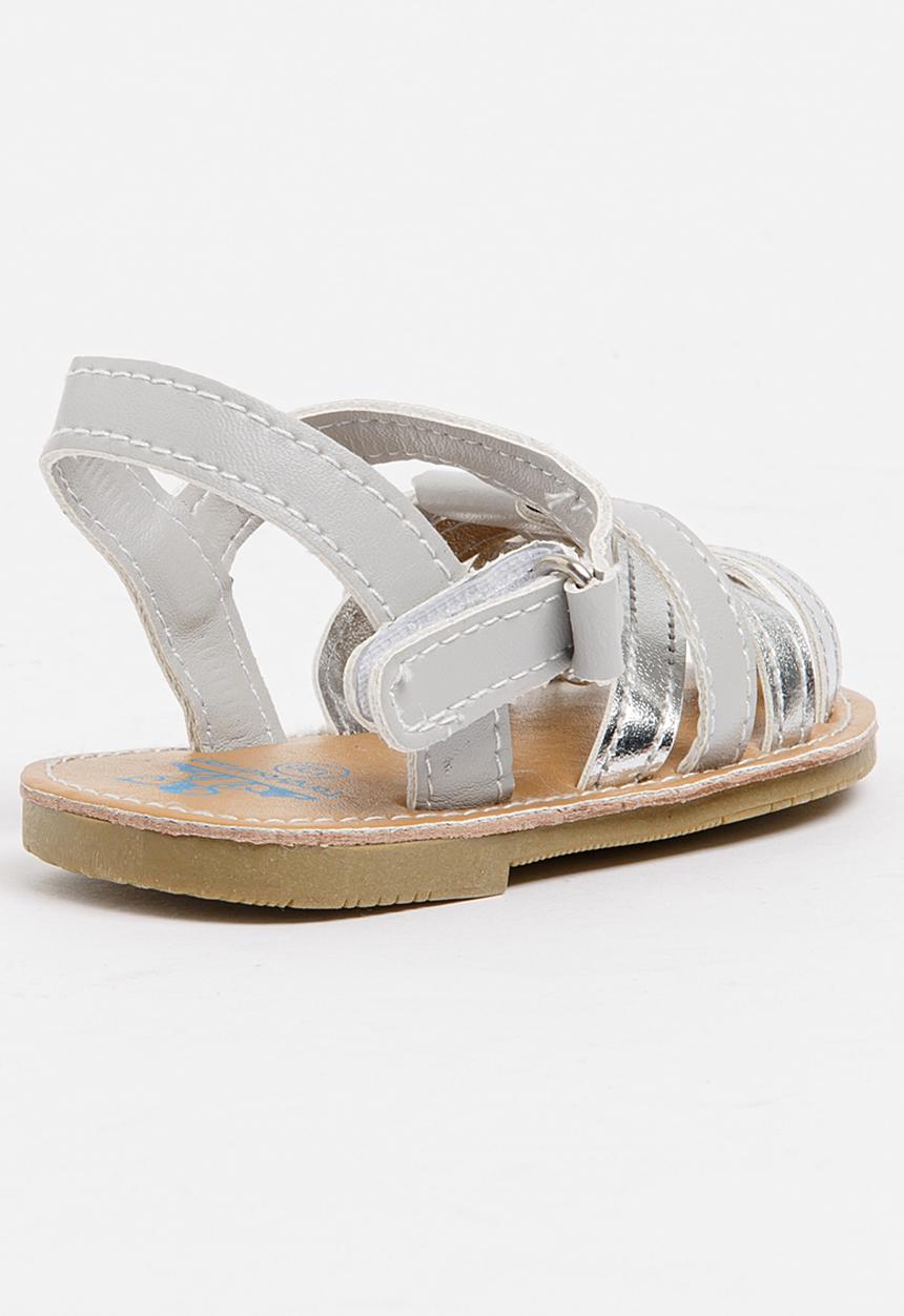Pop Candy - Strappy Sandals Silver