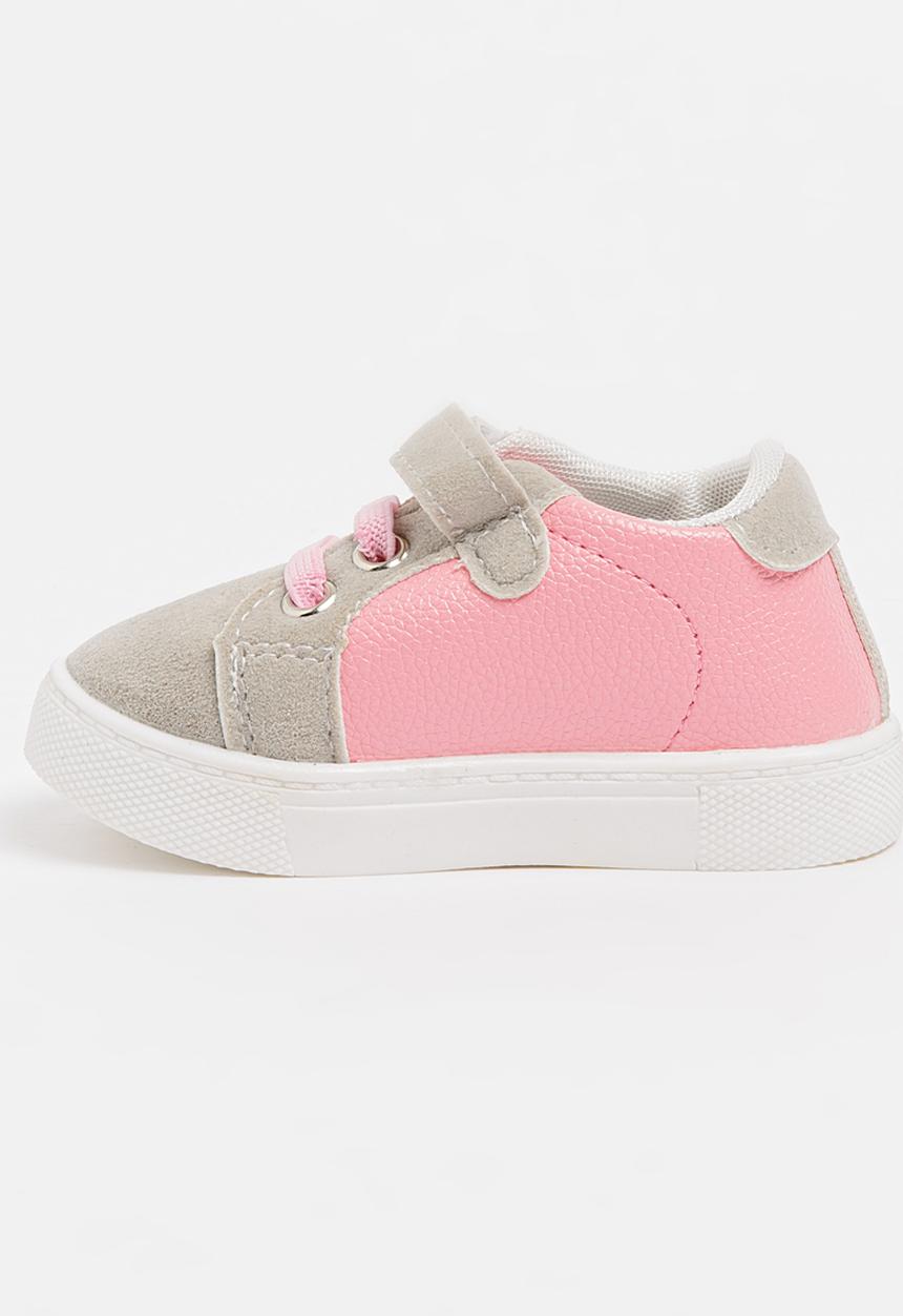 Pop Candy - Girls Combo Sneaker Pale Pink