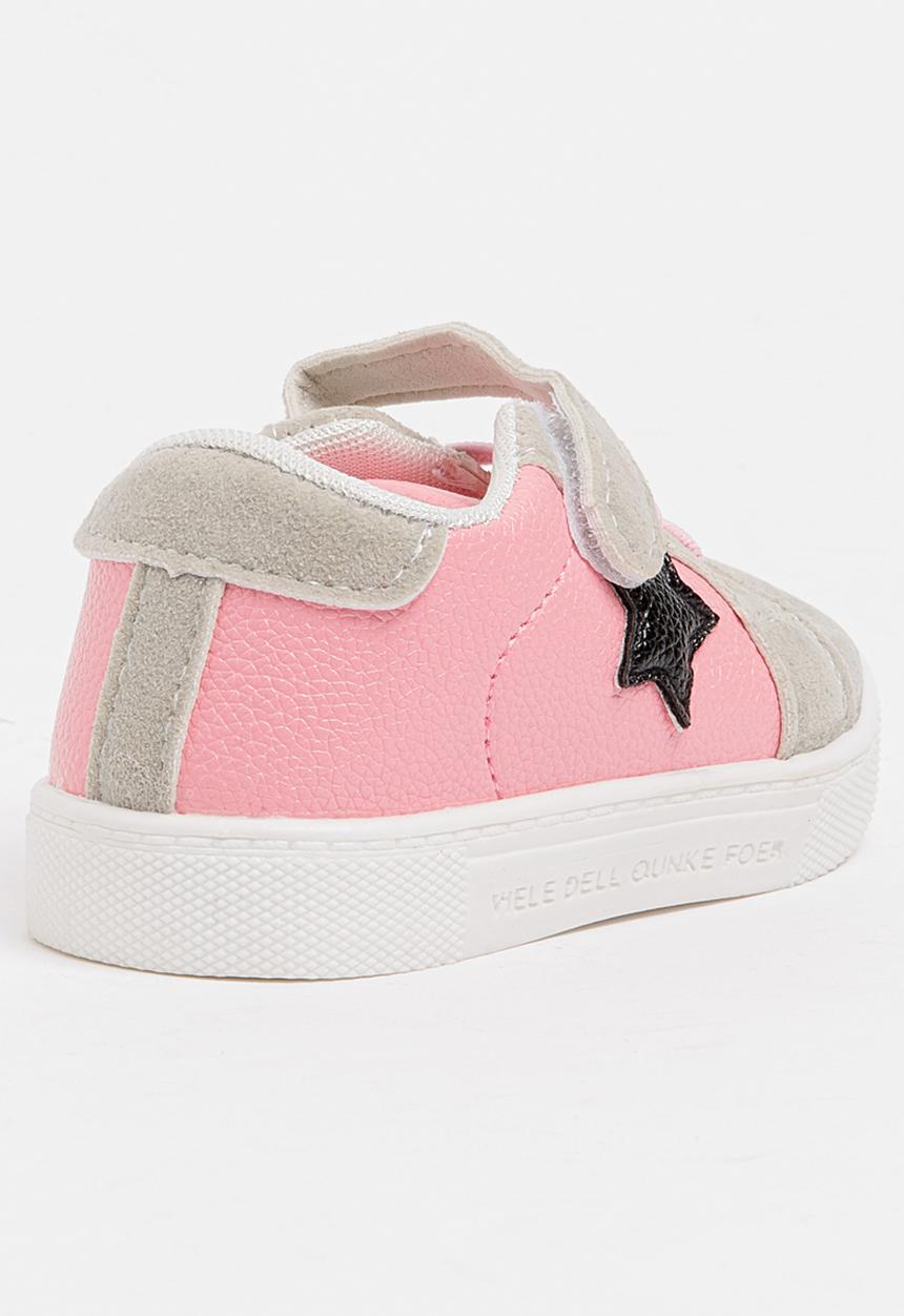 Pop Candy - Girls Combo Sneaker Pale Pink