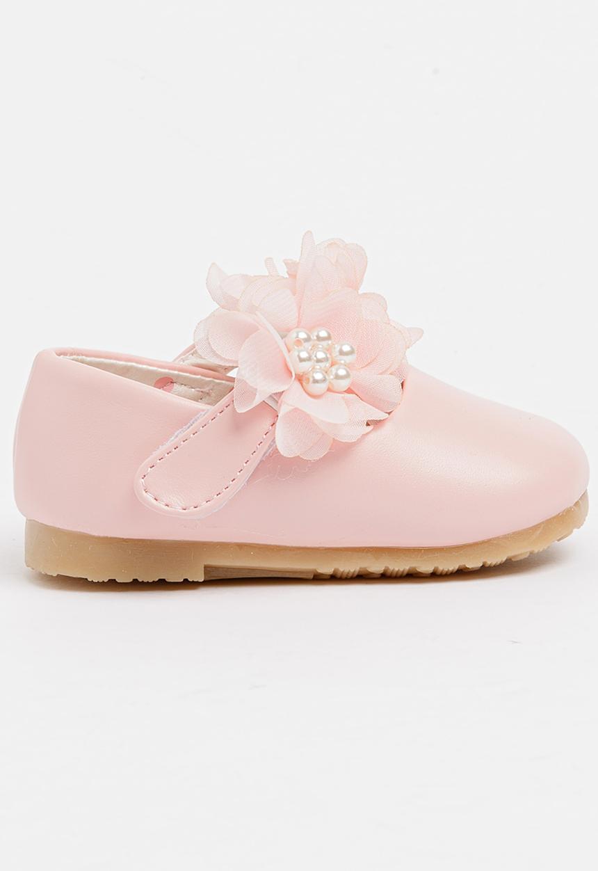 Pop Candy - Flower Pumps Pale Pink