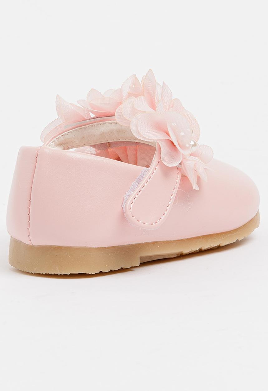 Pop Candy - Flower Pumps Pale Pink