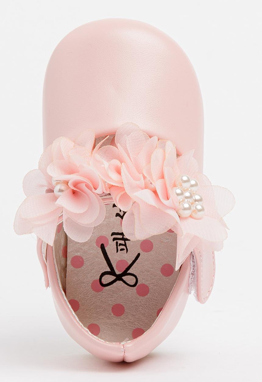 Pop Candy - Flower Pumps Pale Pink