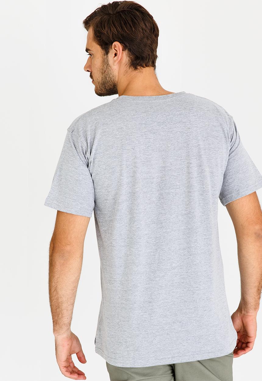 JEEP - Printed Tee Grey Melange