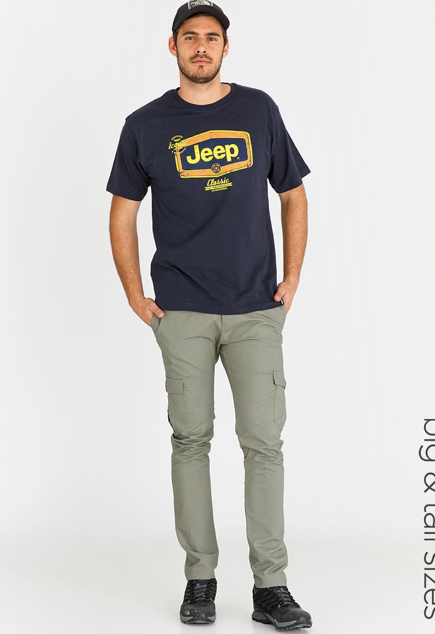 JEEP - Printed Tee Navy