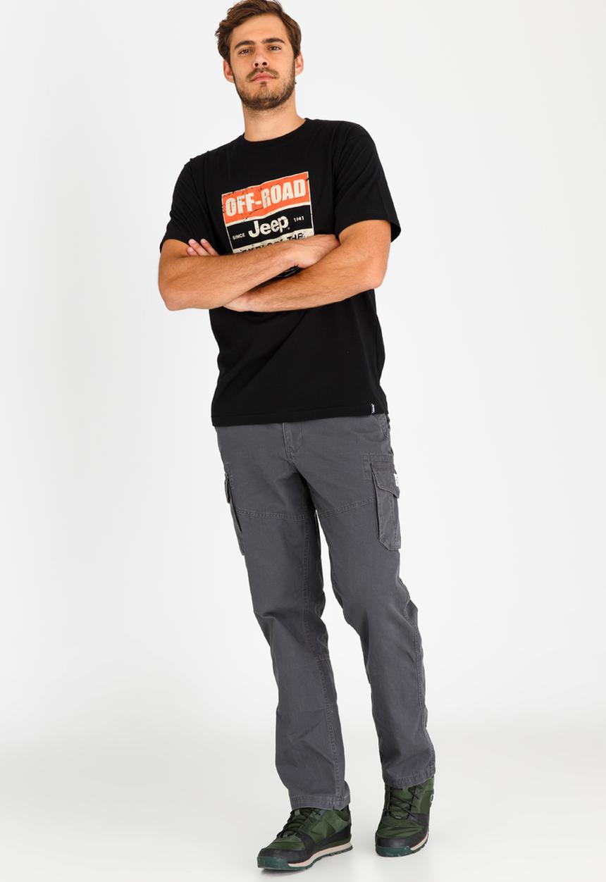 JEEP - Off Road Printed Tee Black