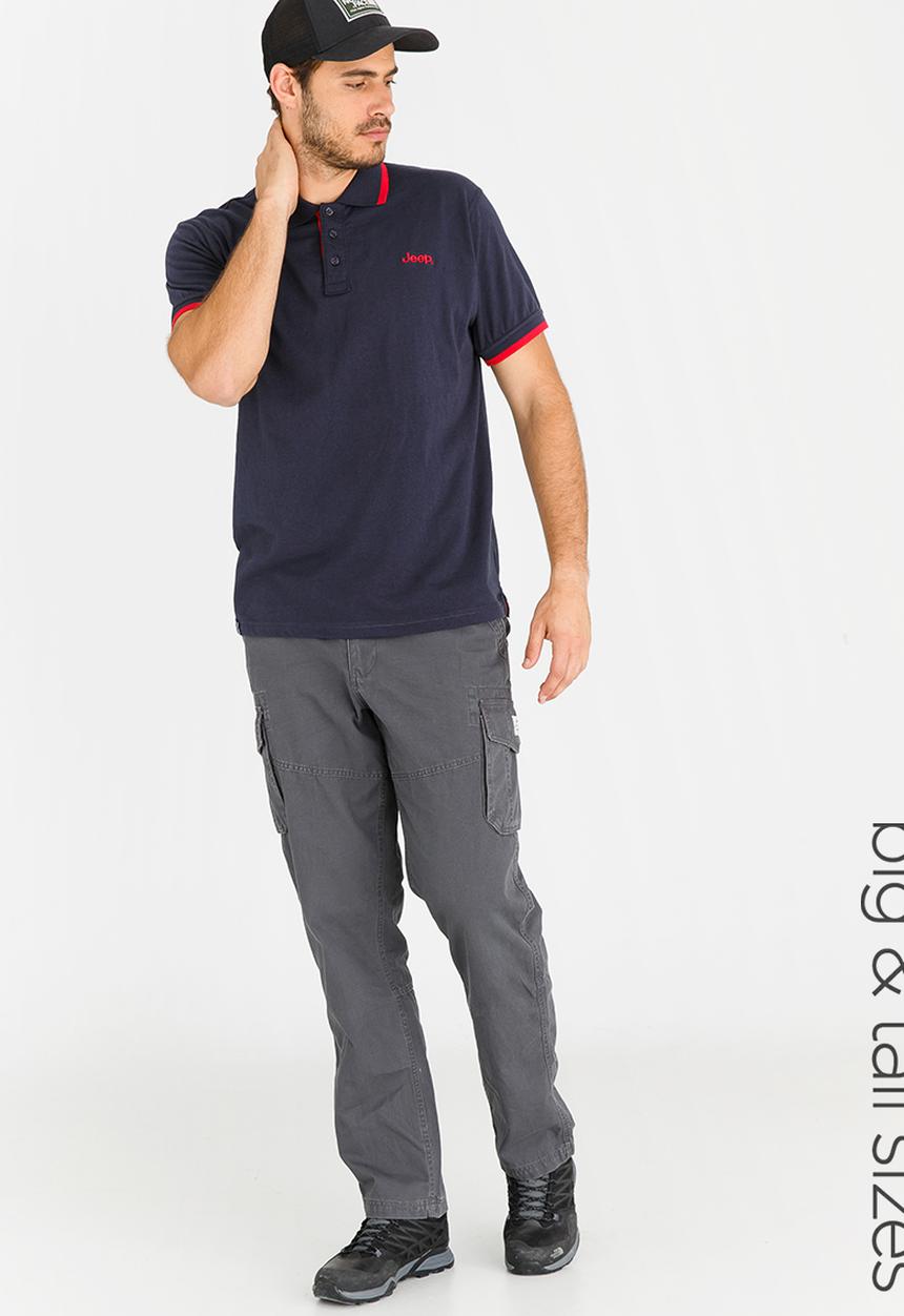 JEEP - Single Jersey Plain Golfer Navy