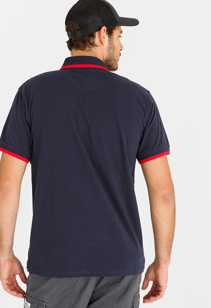 JEEP - Single Jersey Plain Golfer Navy