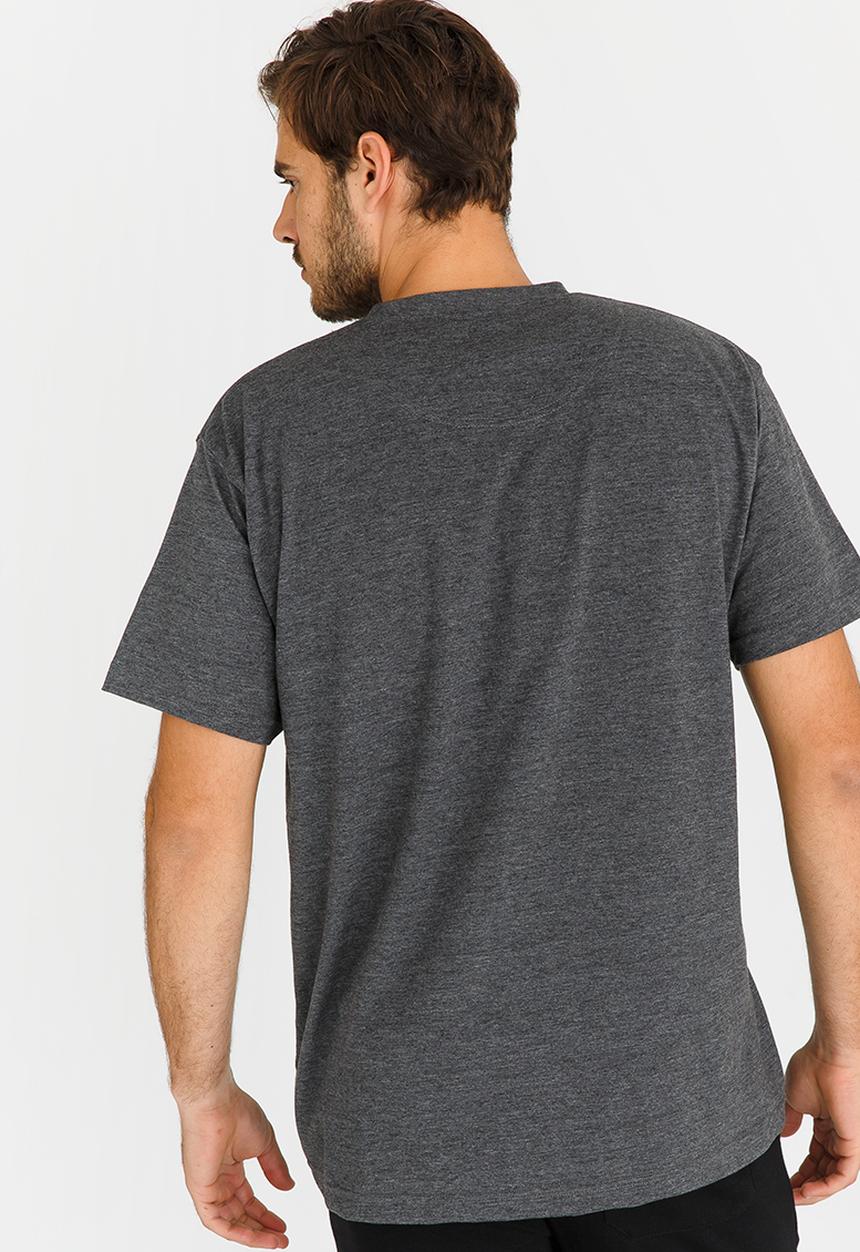JEEP - Applique Embroidered Tee Charcoal