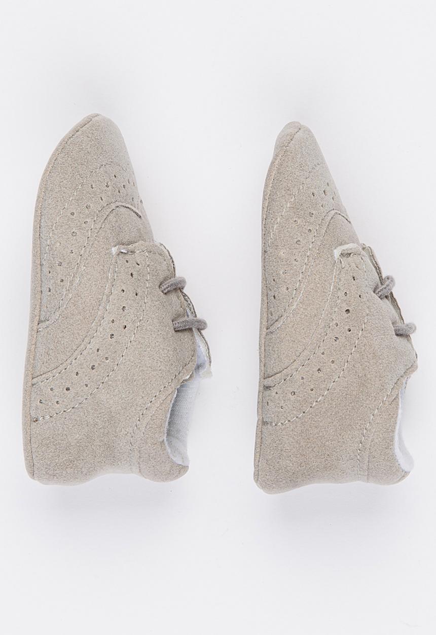 Pop Candy - Boys Brogues Shoes Grey