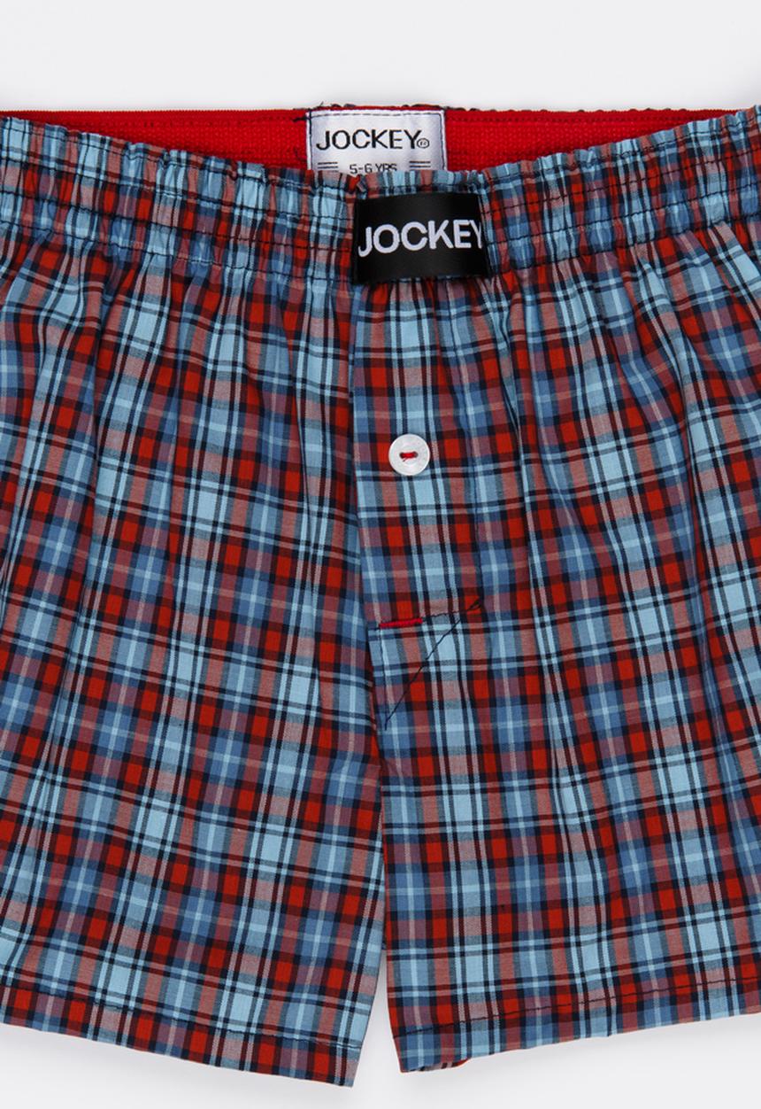 Jockey - 2 PK Boys Woven Boxer Multi-colour