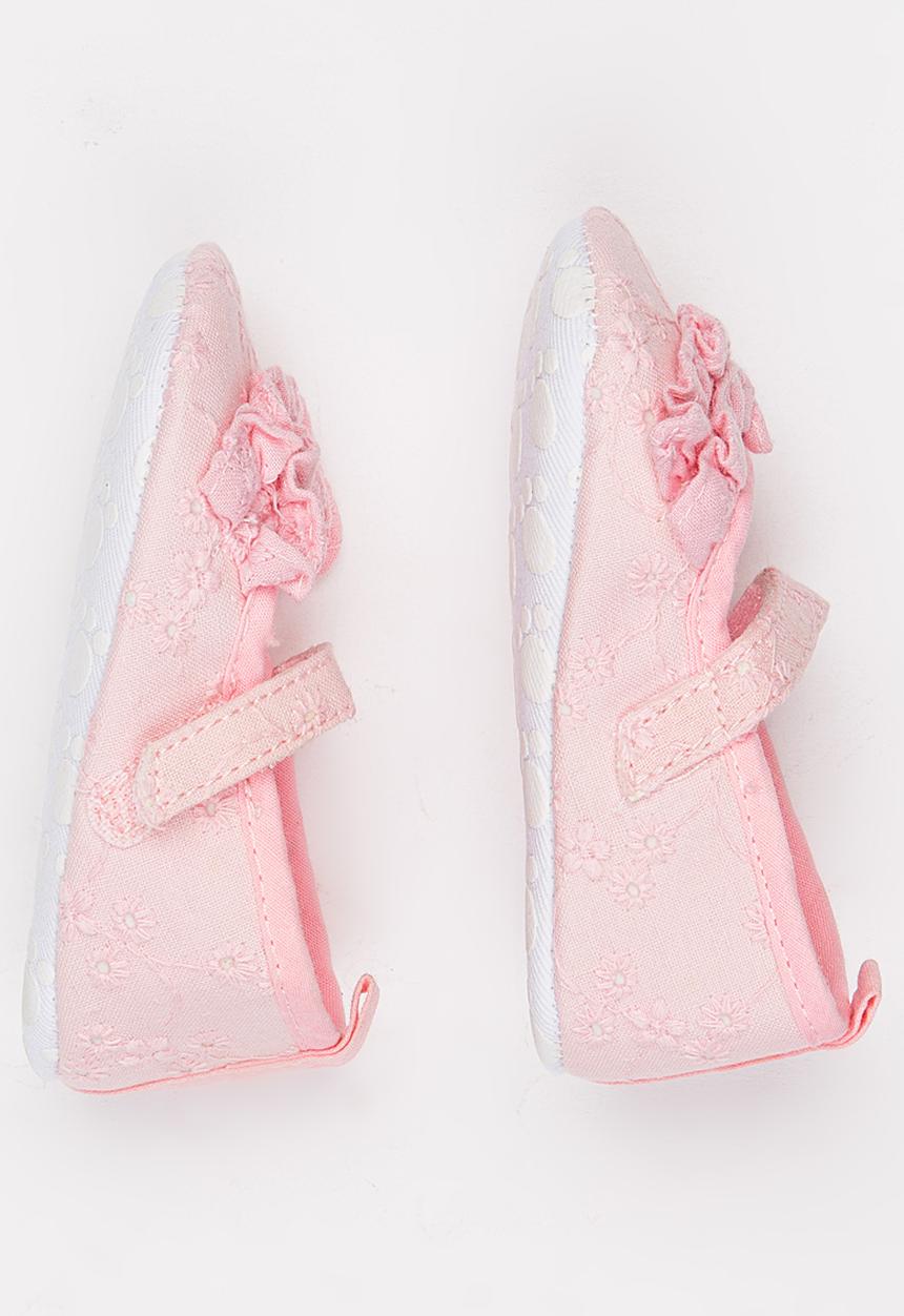 Pop Candy - Frilly Pumps Pale Pink