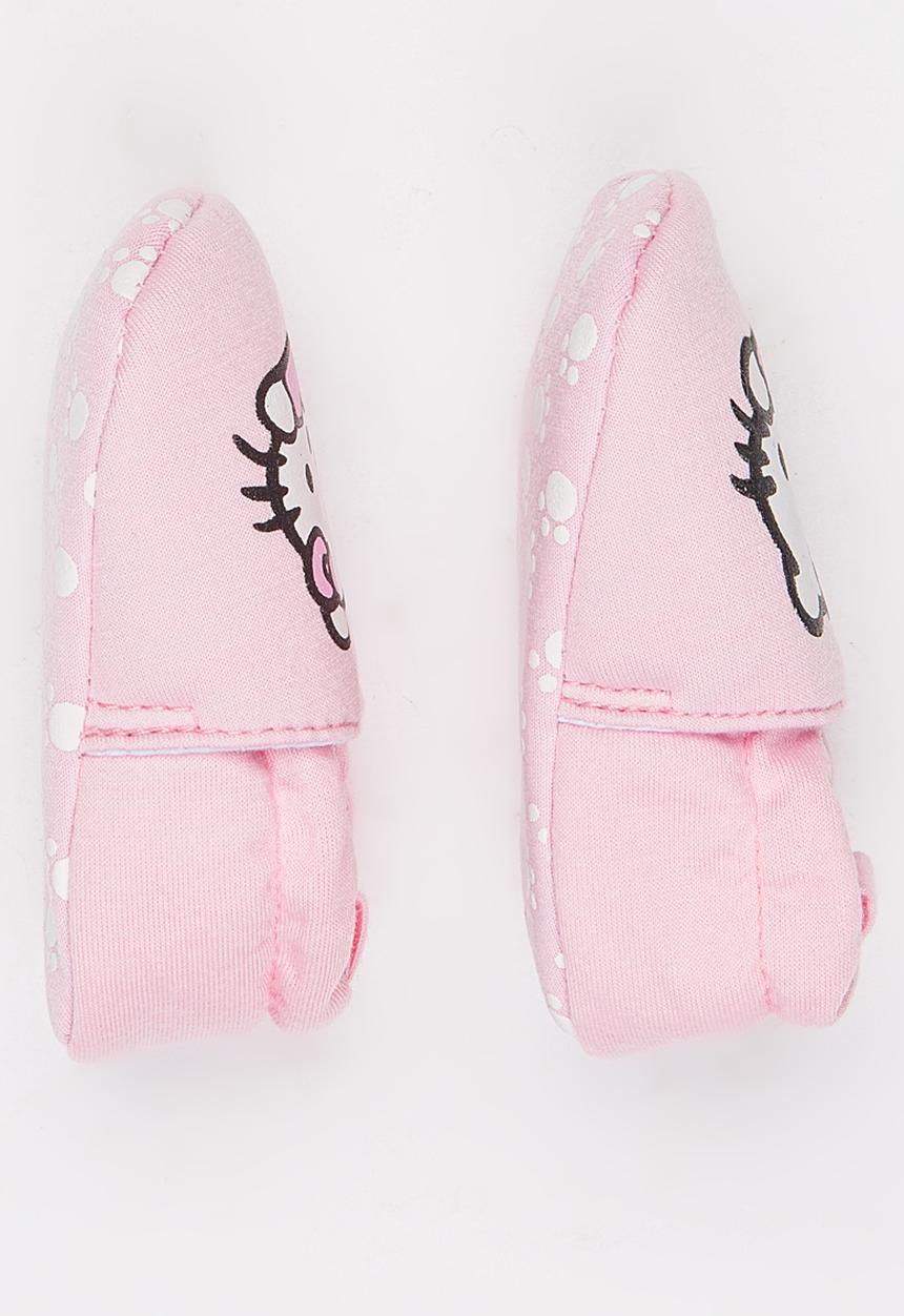 Pop Candy - Printed Slippers Pale Pink