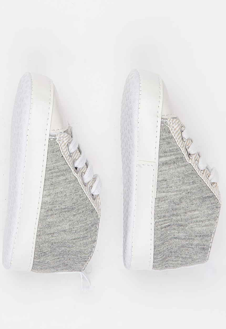 Pop Candy - Boys Hi Top Sneaker Grey