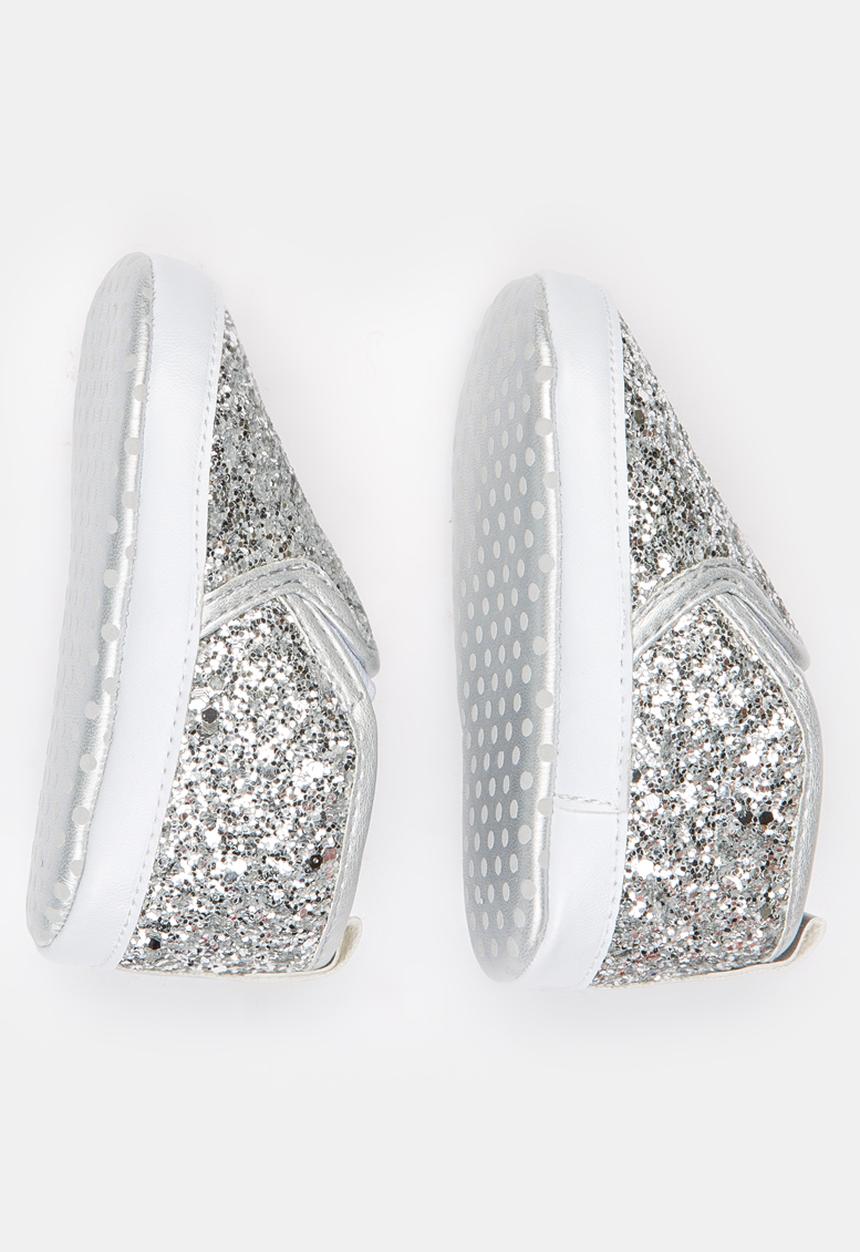 Pop Candy - Glitter Sneakers Silver