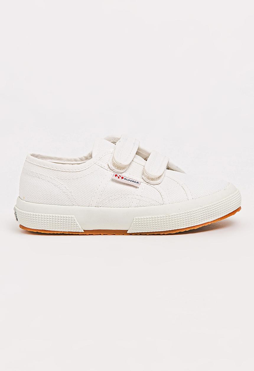 SUPERGA - Classic Velcro Sneaker White
