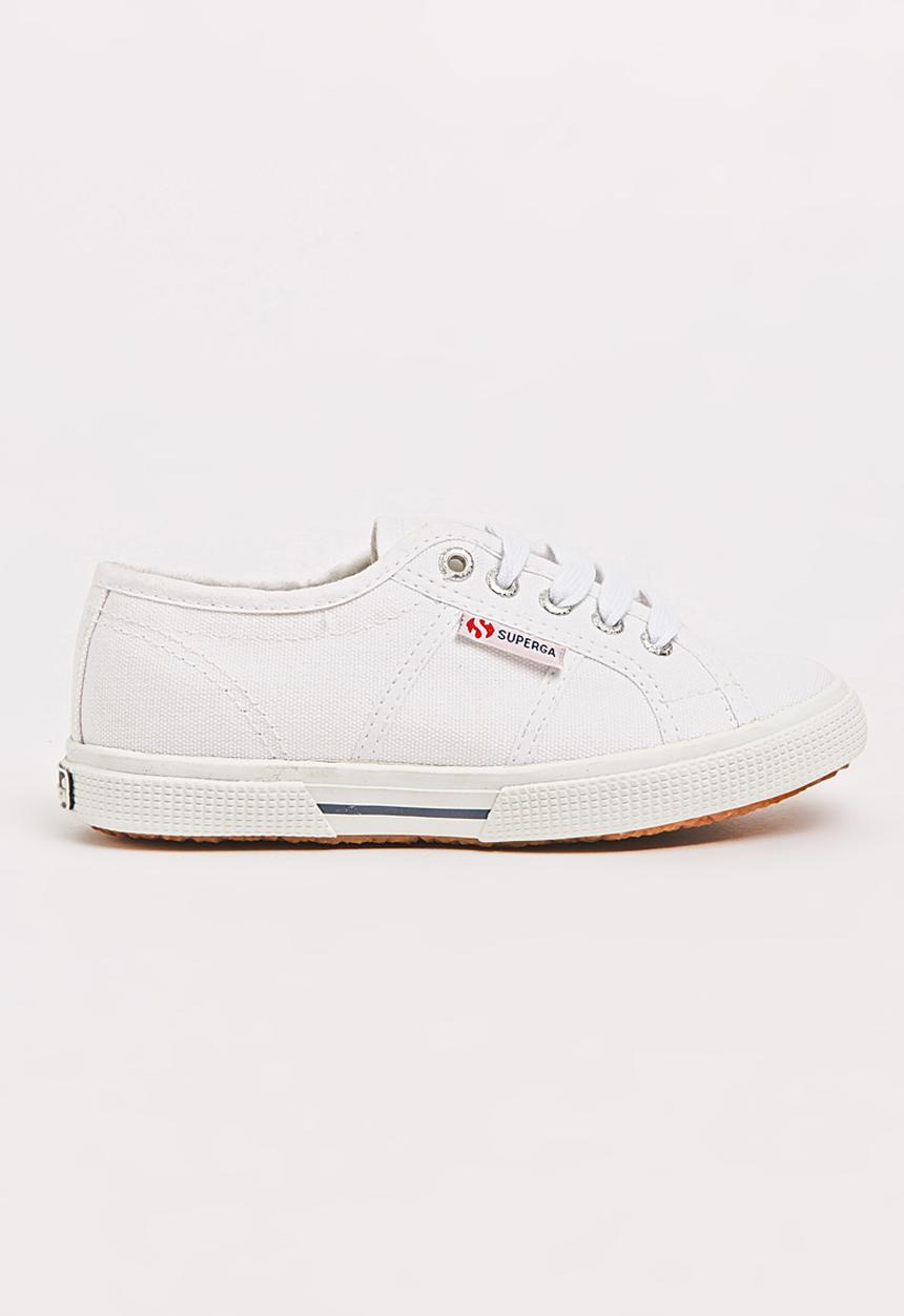 SUPERGA - Girls Junior Slim Line Sneaker White