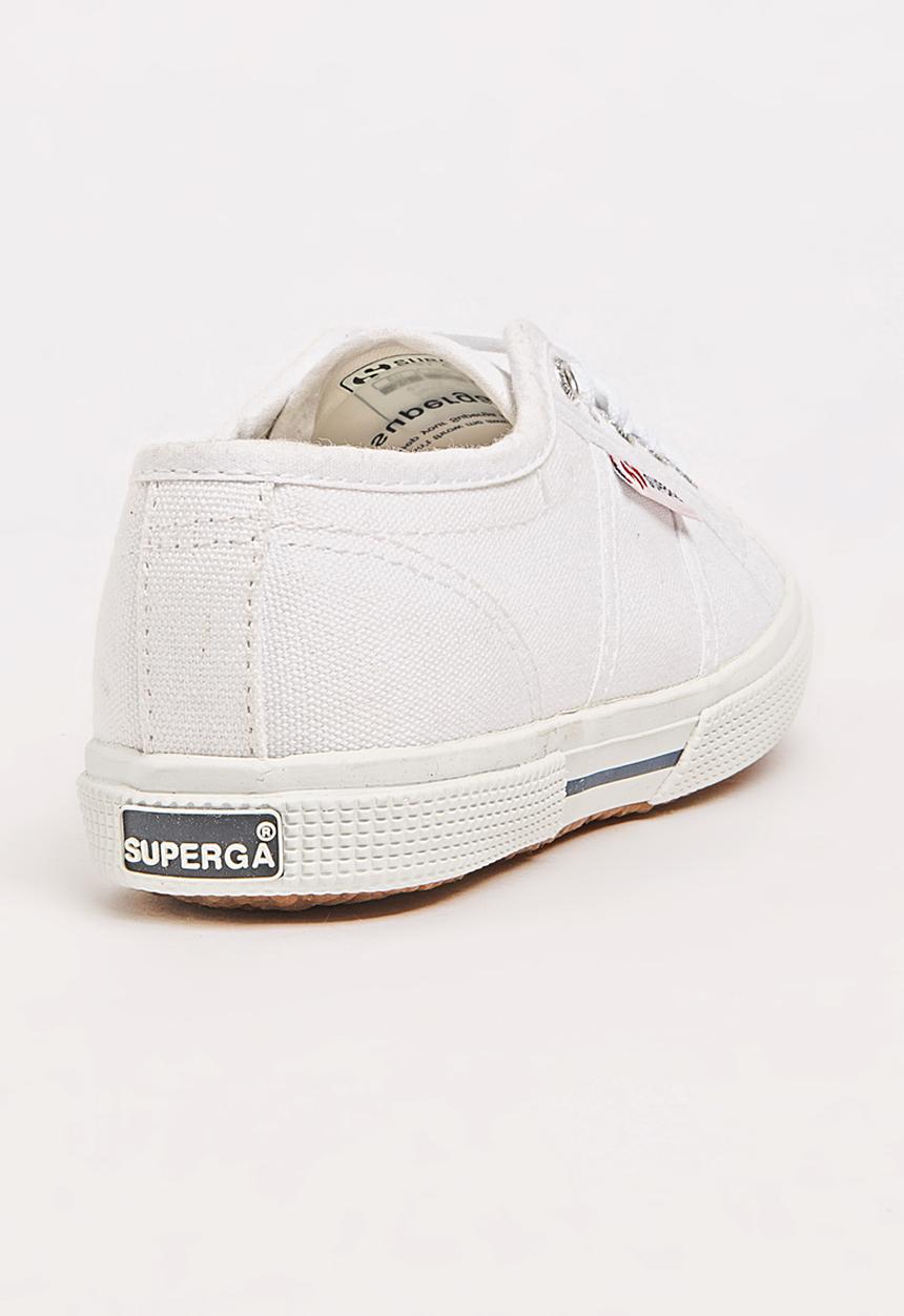 SUPERGA - Girls Junior Slim Line Sneaker White