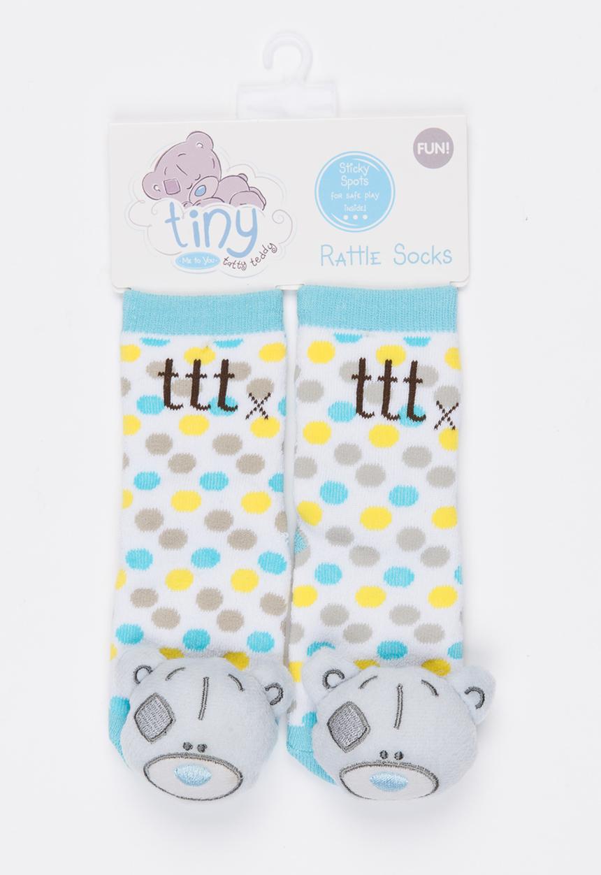 Character Baby - Tiny Tatty Teddy Rattle Socks Multi-colour