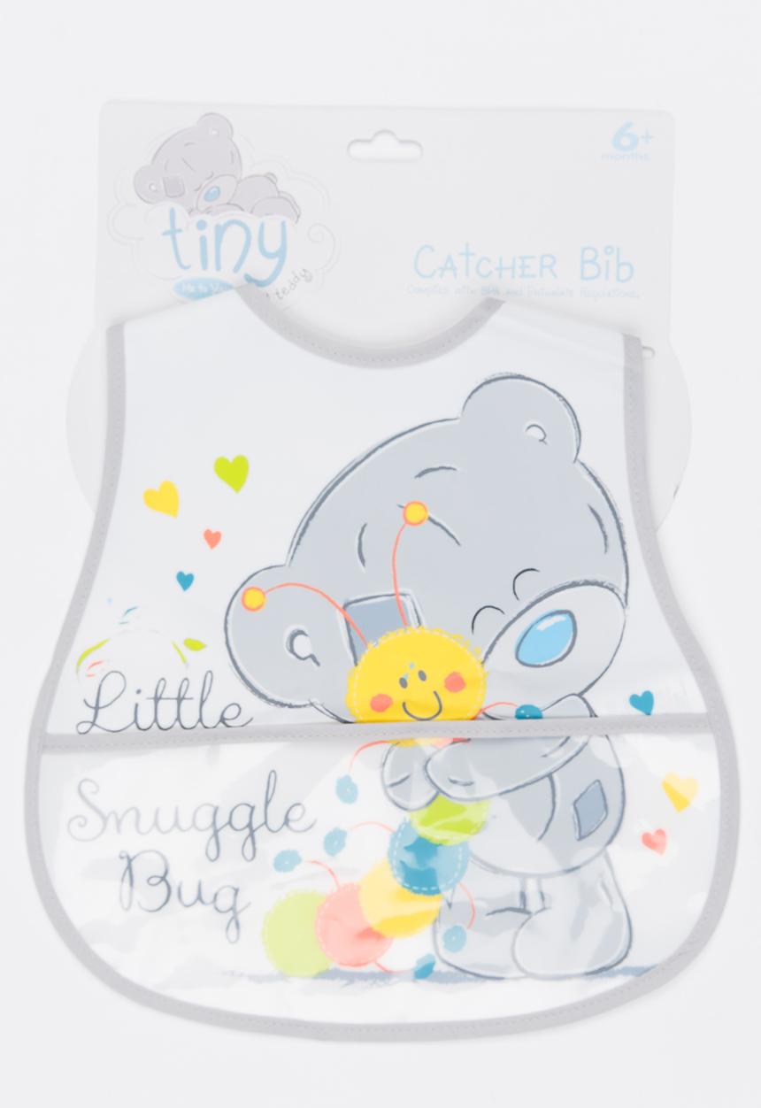Character Baby - Tinny Tatty Teddy Catcher Bib Grey