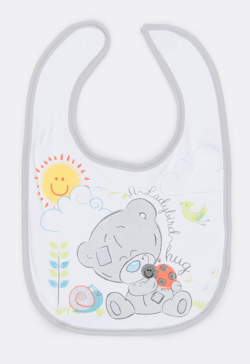 Character Baby - Tiny Tatty Teddy Jersey Bib Grey