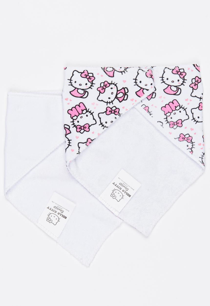 Character Baby - Printed 2 Pack Bandana Bibs Pale Pink