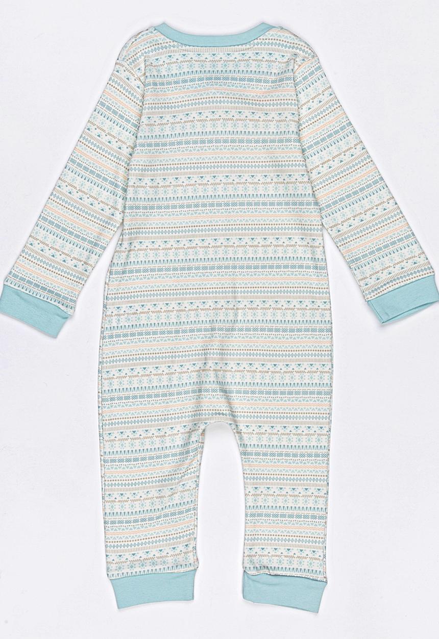 Baby Corner - Zip Through Sleepsuit Multi-colour