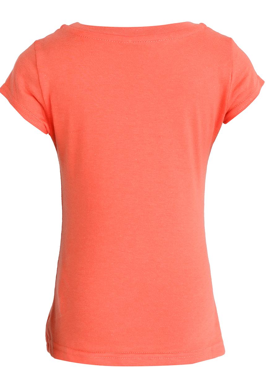 GUESS - S/S Heart Tee Coral