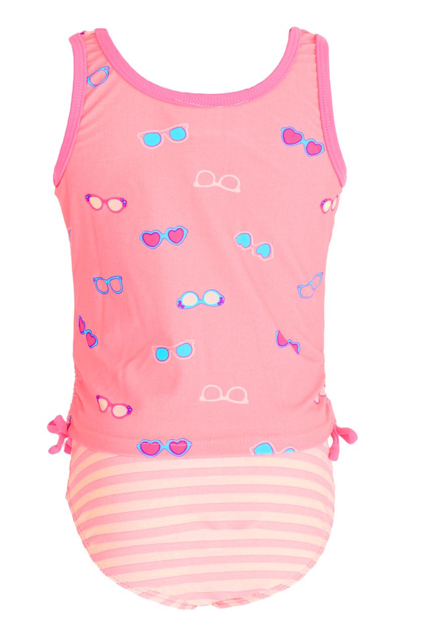 Pop Candy - Printed 2 Piece Swimsuit Coral