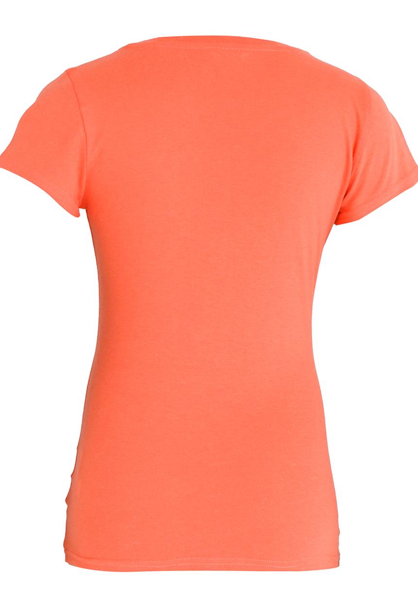 GUESS - S/S Heart Tee Coral